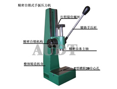 齒輪齒條式精密手扳壓力機